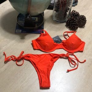 Zaful Forever Young two piece bikini